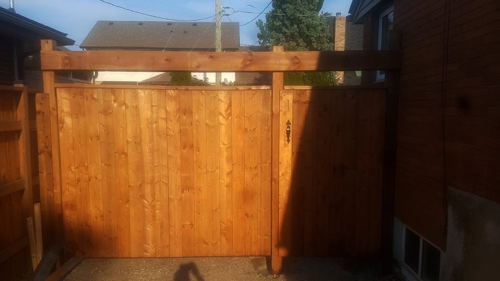 Sturdy fence and gate
