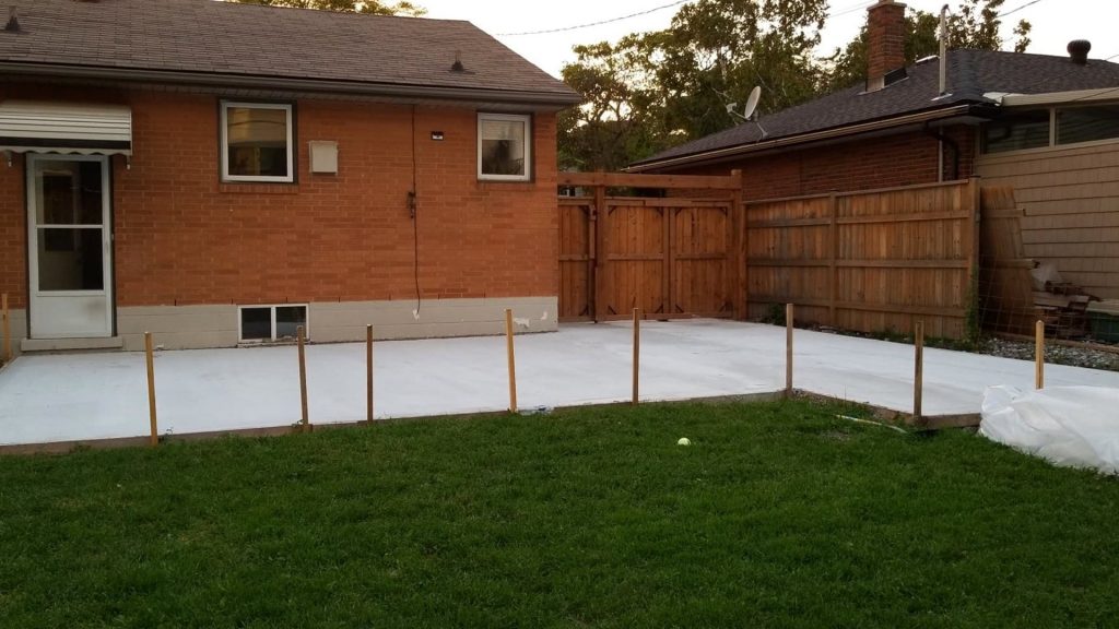 Fence and patio work